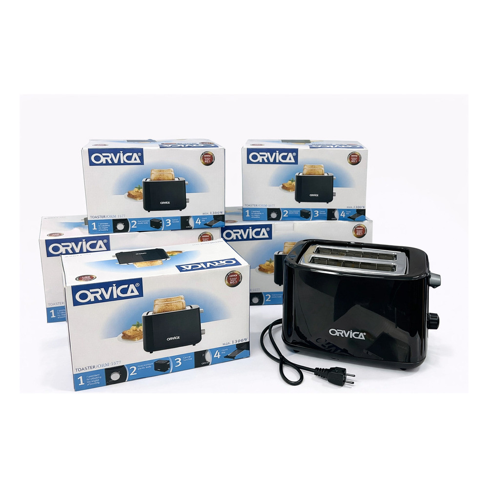 Toster Orvica ORM-1577, 1300 Vt, qara