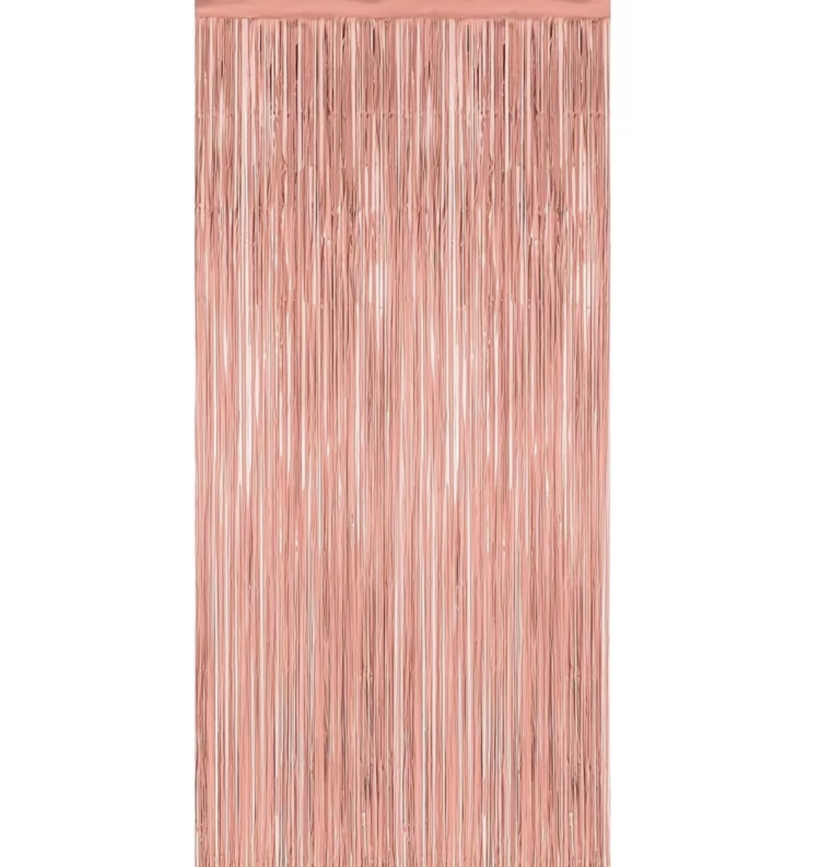 Dekor üçün yağış pərdəsi 71216794, 100x200 sm, çəhrayı-qızılı