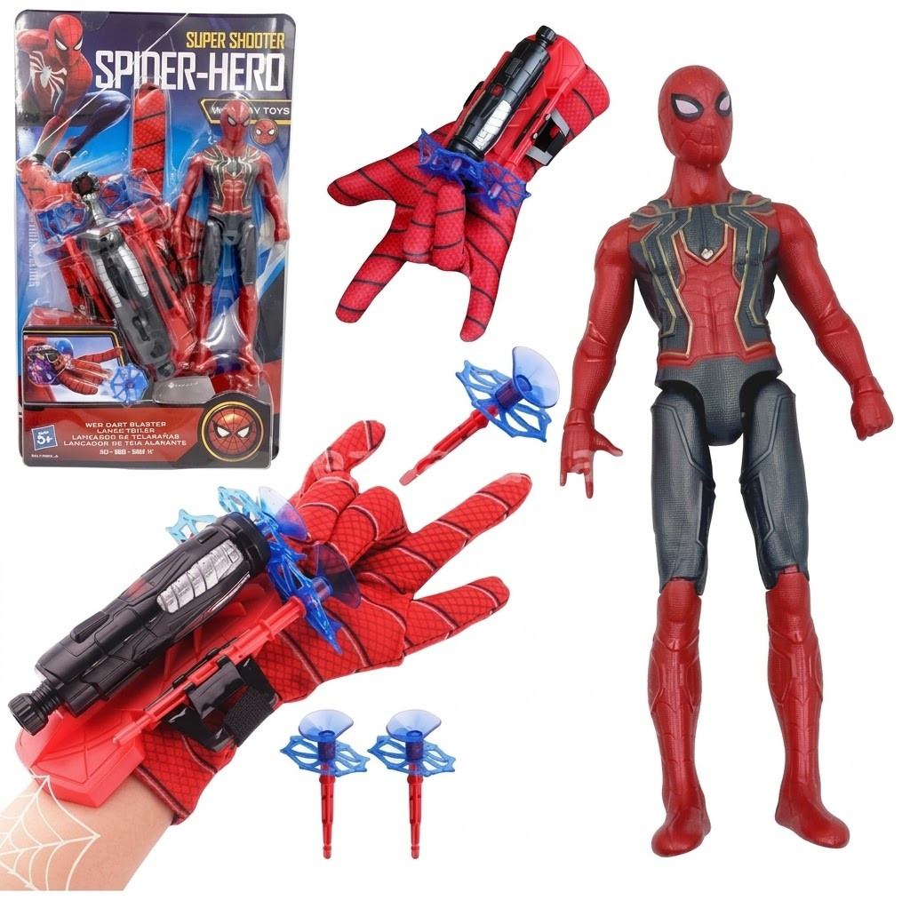 Fiqur Spiderman, plastik, 5+ yaş, 3 parça