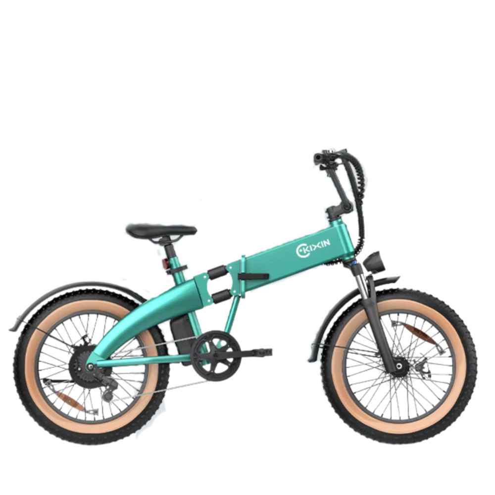 Elektrik velosiped Kixin T2, yaşıl