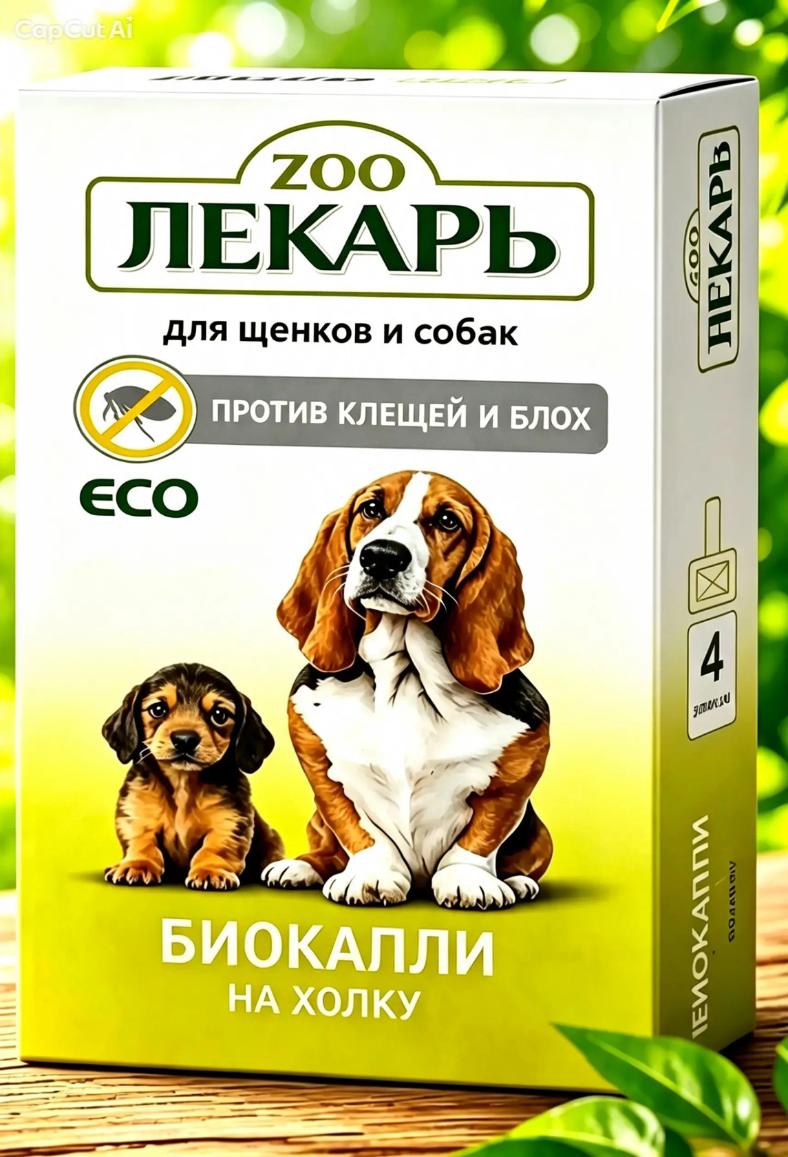 Bit və gənə əleyhinə boyun damcıları ZooЛекарь