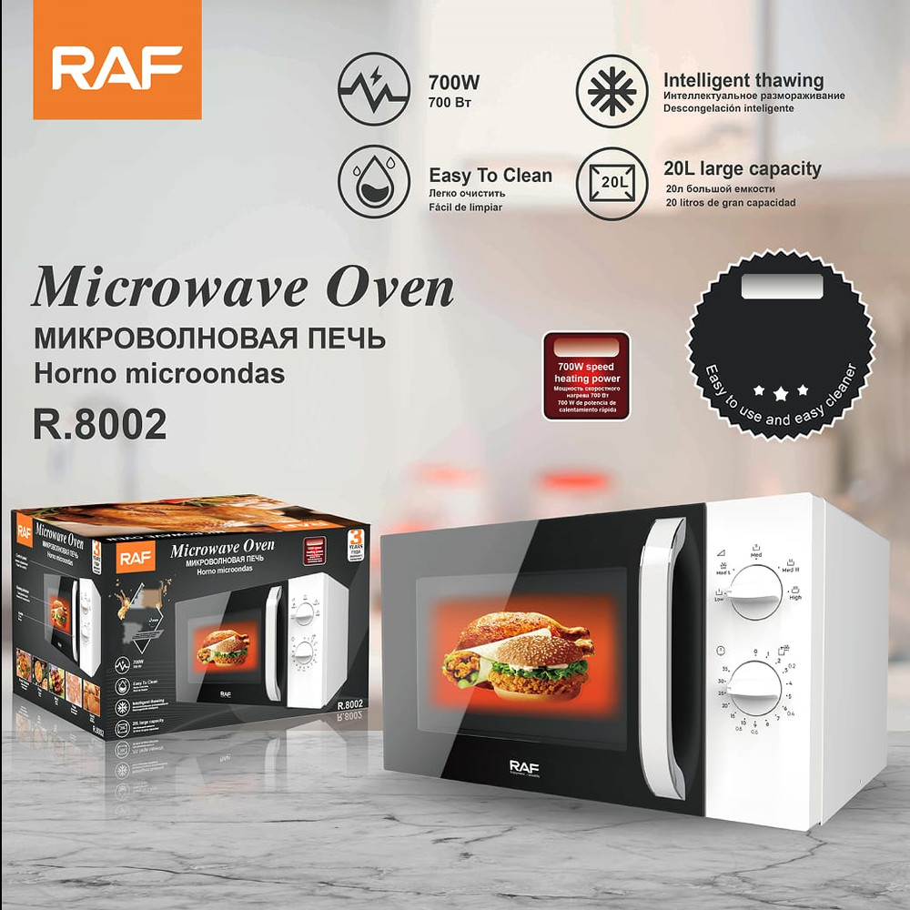 Mikrodalğalı soba RAF 23 l 700 W ağ