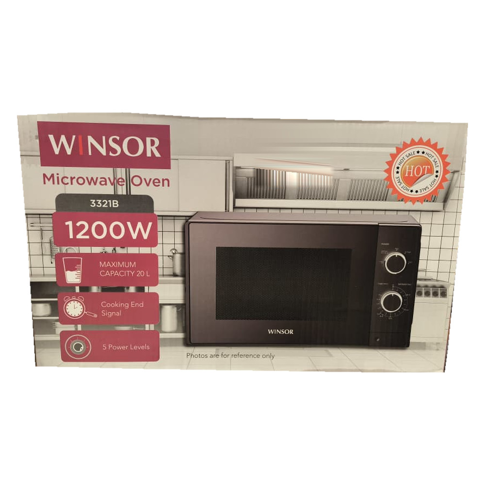 Mikrodalğalı soba Winsor 3321 20 l 1200 W qara