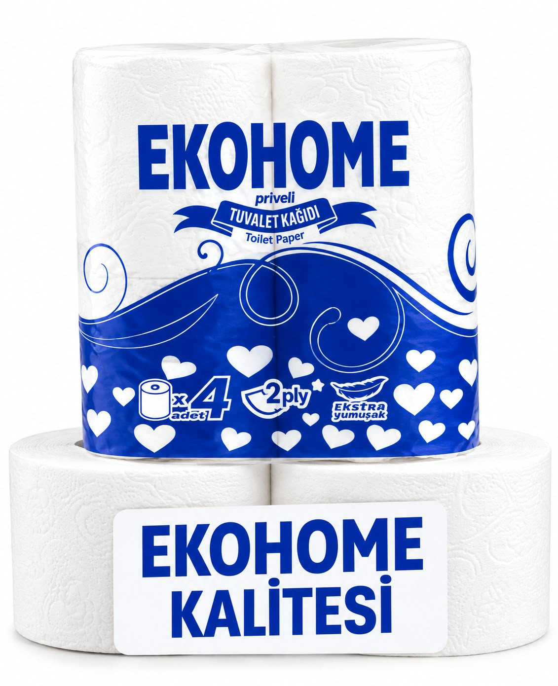 Tualet kağızı Ekohome, 4 əd