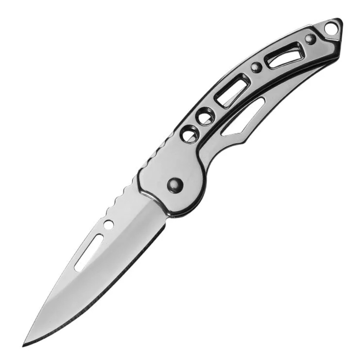 Qatlanan cib bıçağı 2E Silver Steel JS-1728 gümüşü