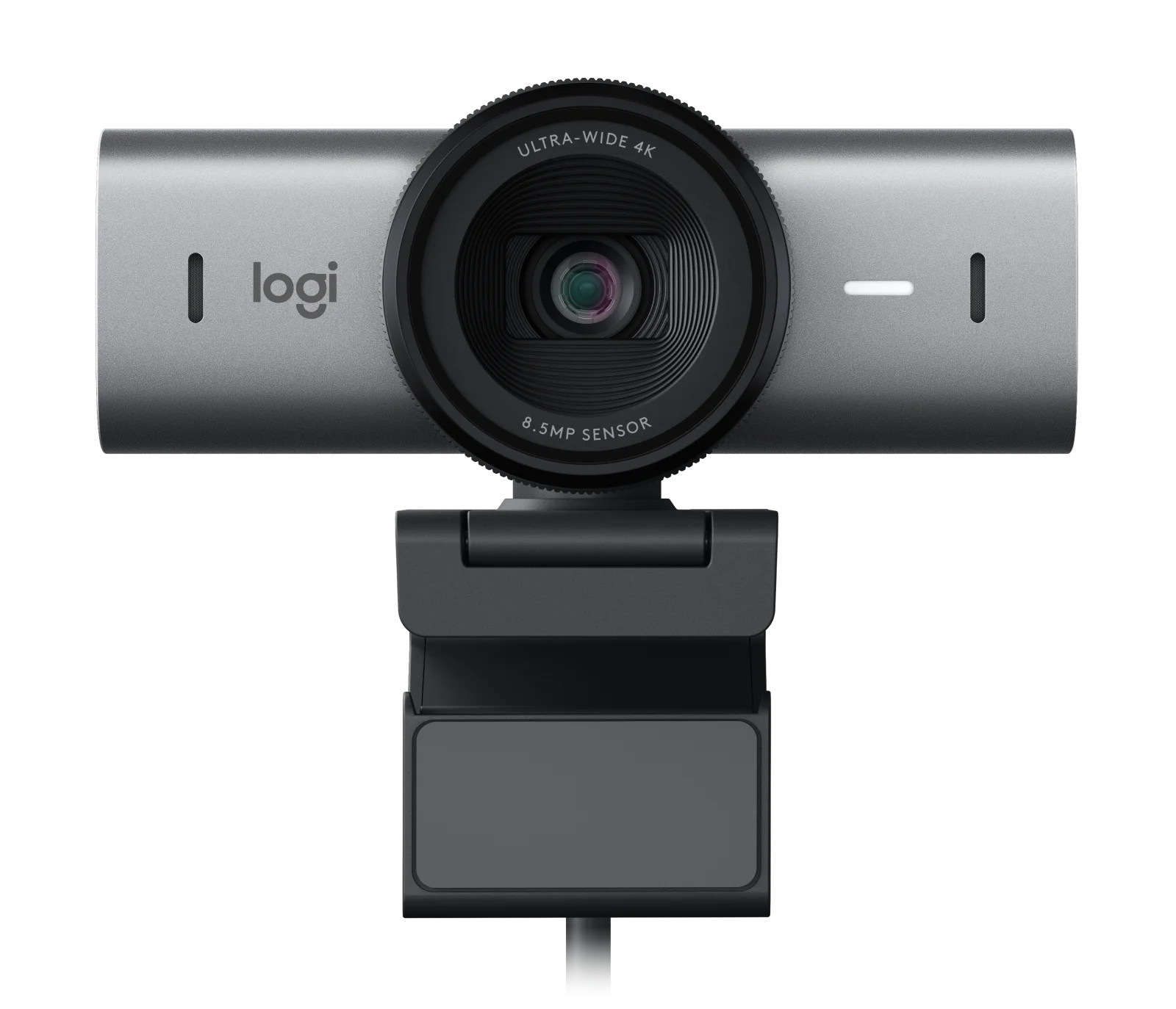 Veb-kamera Logitech, MX Brio 705 for Business, 3840x2160 piksel, 60 kadr/s, naqilli, boz