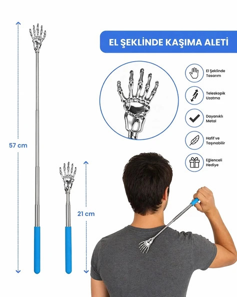 Bel qaşıyan, alüminium, göy