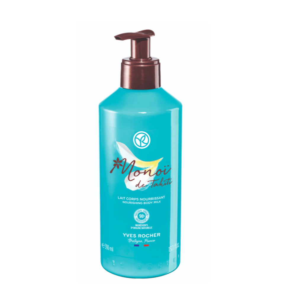 Bədən üçün süd Yves Rocher Monoi de Tahiti, 390 ml