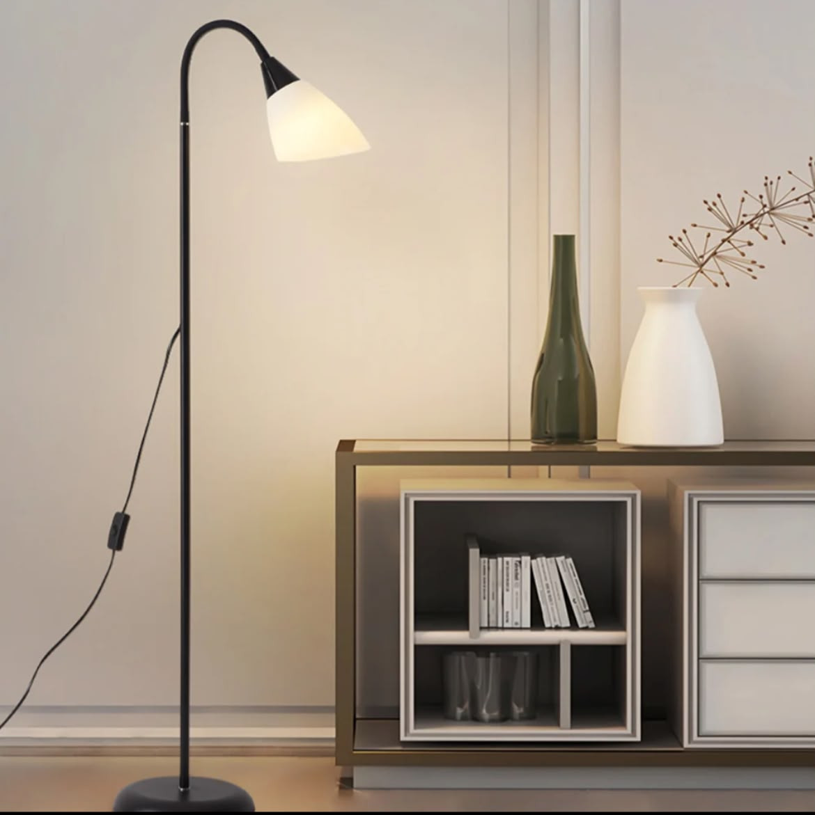 Döşəməüstü lampa Sparkled, Qonaq otağı üçün, Yataq otağı üçün, 40 Vt