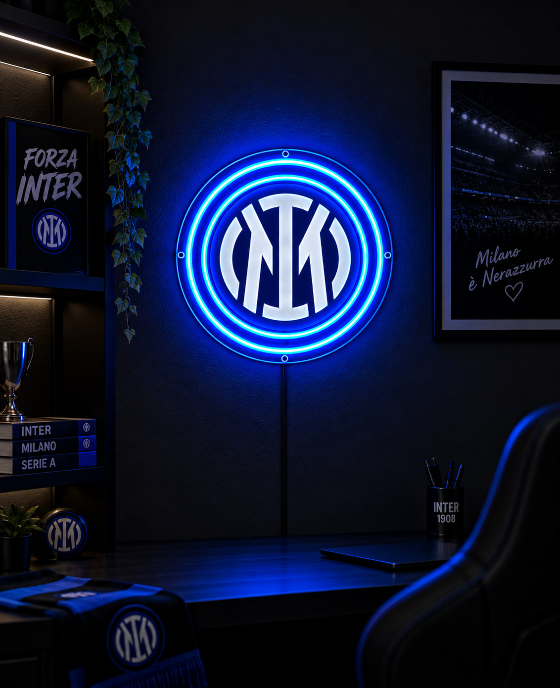 Azarkeş atributu No brand, Inter Milan, Divar üçün dekor, Futbol