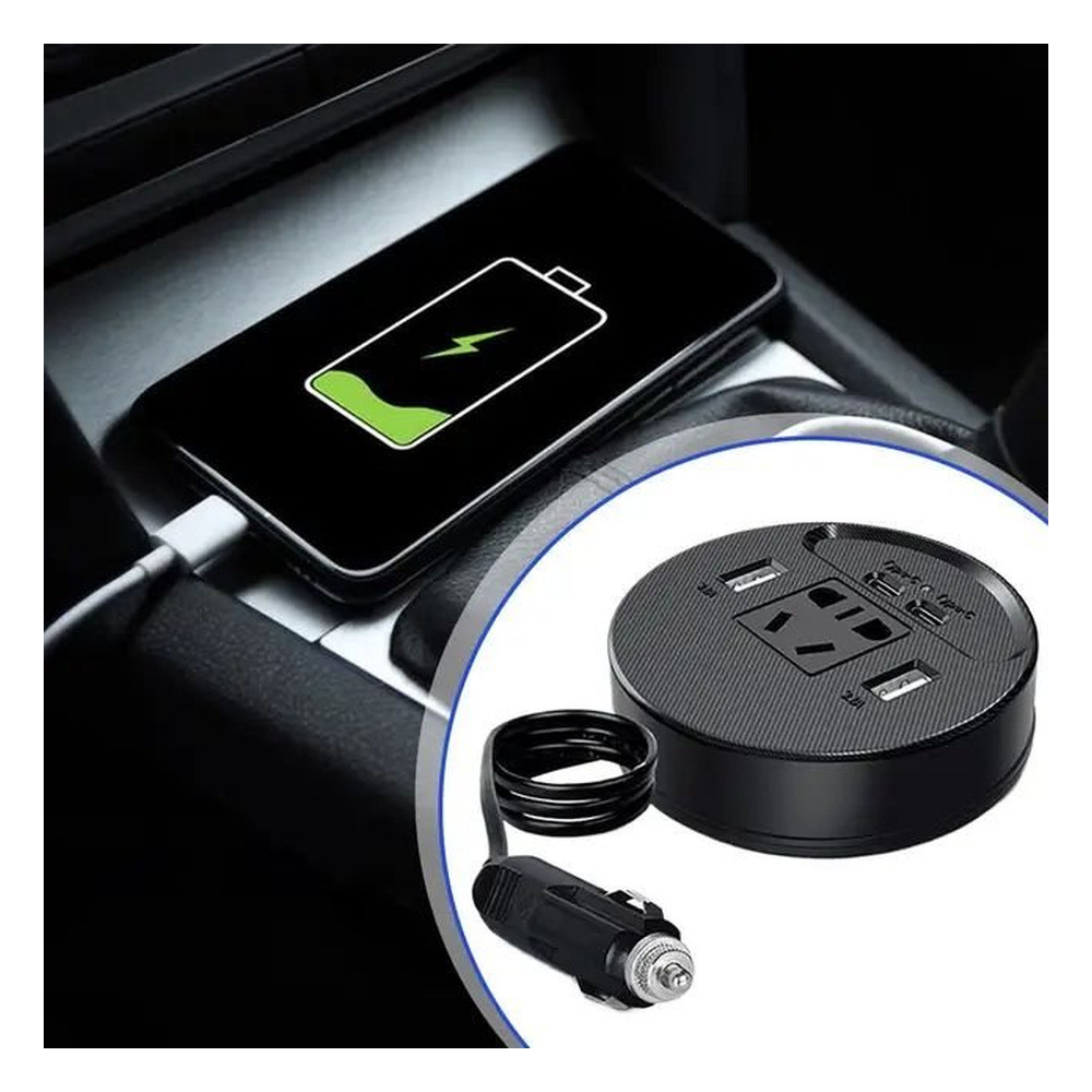 İnvertor Carcam, Avtomobil alışqanı, USB Type-C/USB Type-A
