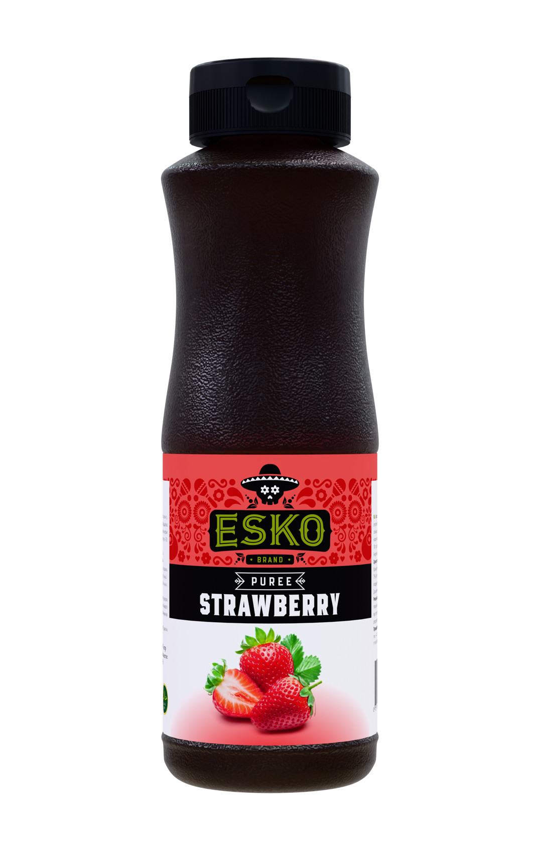 Püre Esko Brand, çiyələk, konservantsız, təbii, 700 q