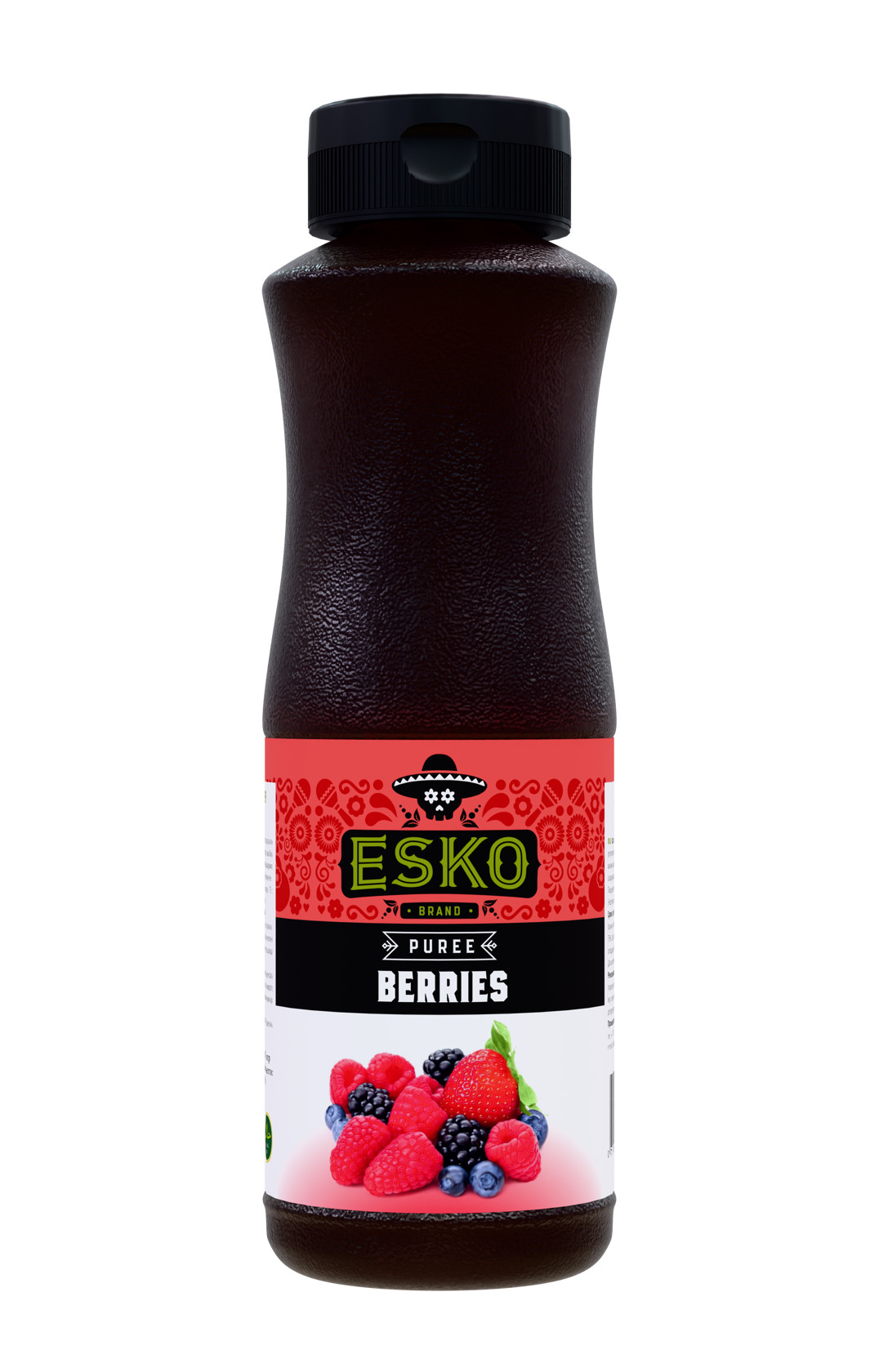 Püre Esko Brand, meşə giləmeyvələri, konservantsız, təbii, 700 q