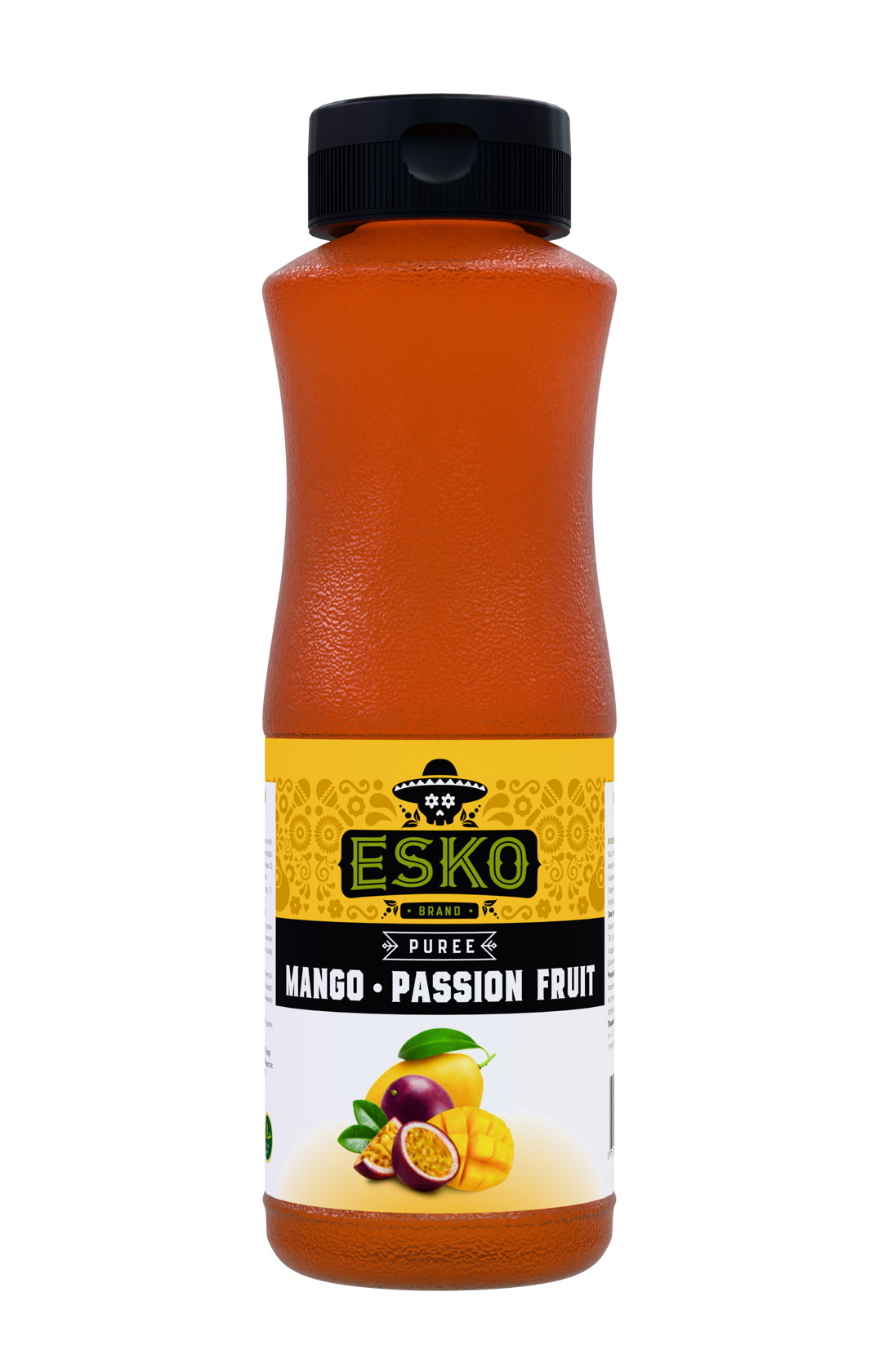 Püre Esko Brand, manqo-marakuya, konservantsız, təbii, 700 q