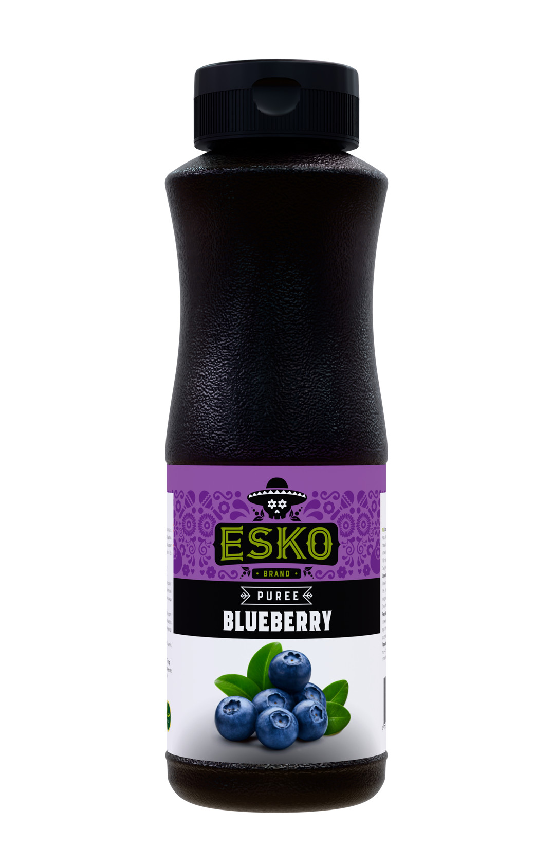 Püre Esko Brand, qaragilə, konservantsız, təbii, 700 q