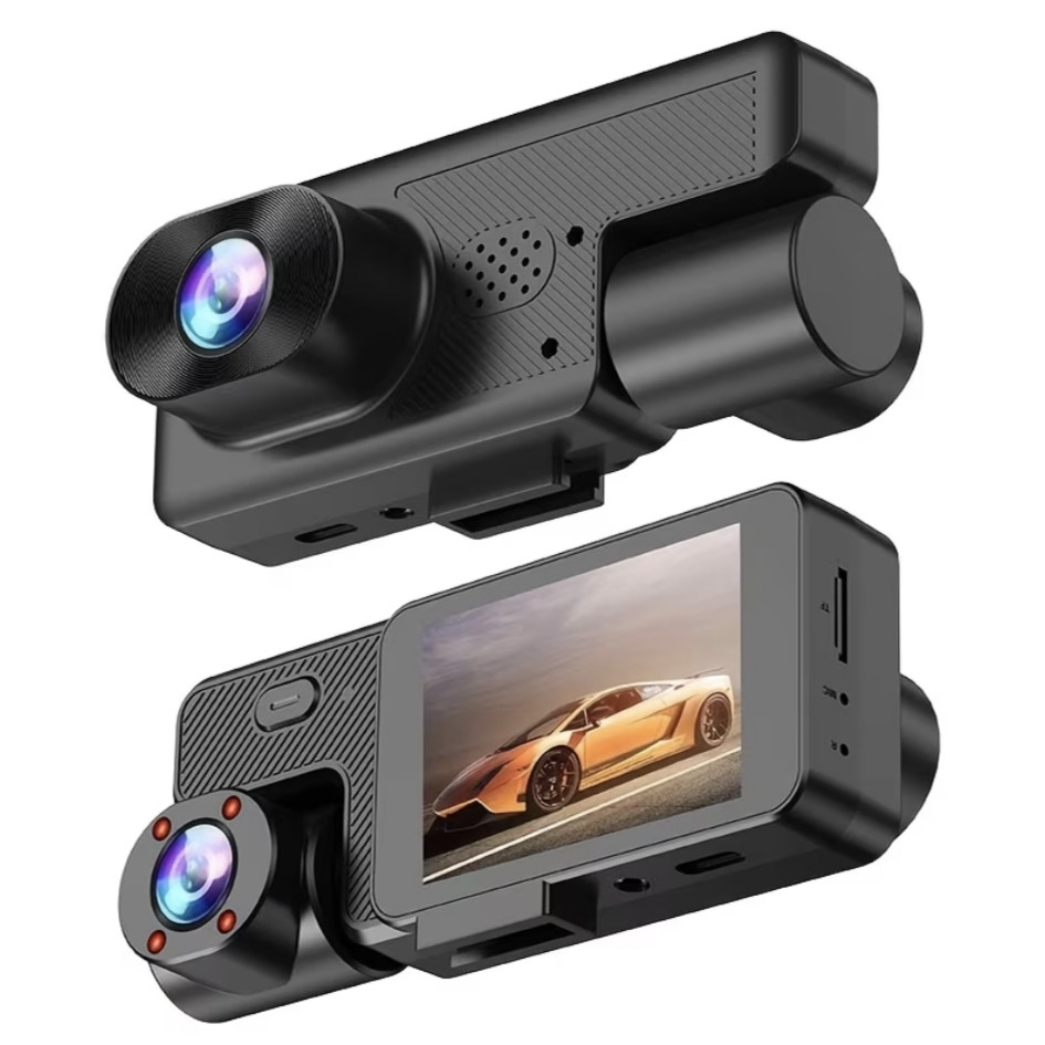 Videoqeydiyyatçı iki kanallı ön/arxa 1080p FHD 170°