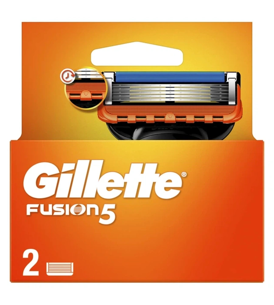 Dəyişdirilə bilən kasstelər Gillette Fusion, 2 əd