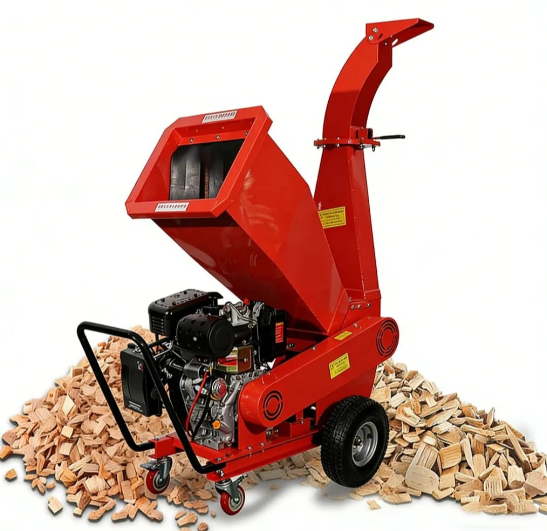 Bağ üçün xırdalayıcı, benzin, budaqların və yarpaqların xırdalanması, 4 kVt
