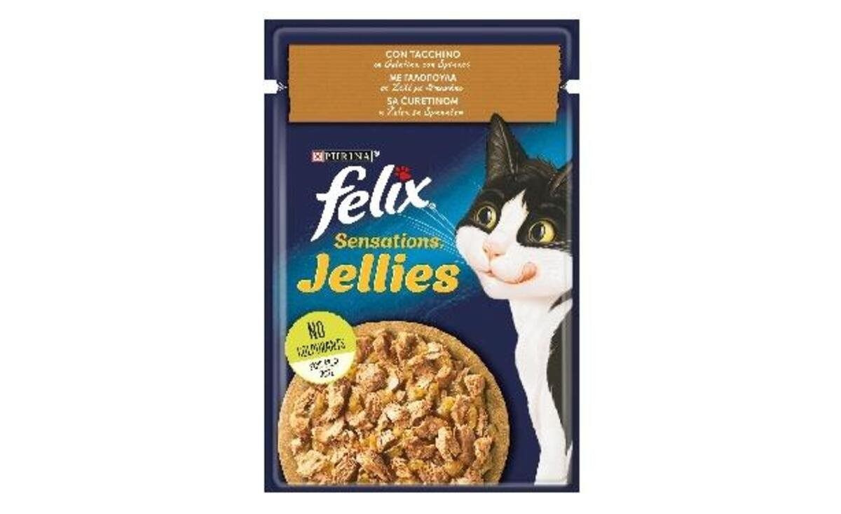 FELIX SENSATIONS Hinduşka və Ispanaq 85 q