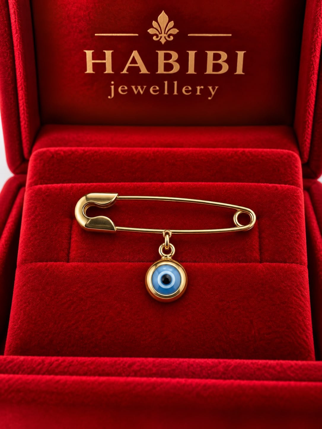 Zinət sancağı Habibi Jewellery HJ967, 585 əyarlı qızıl, qızılı