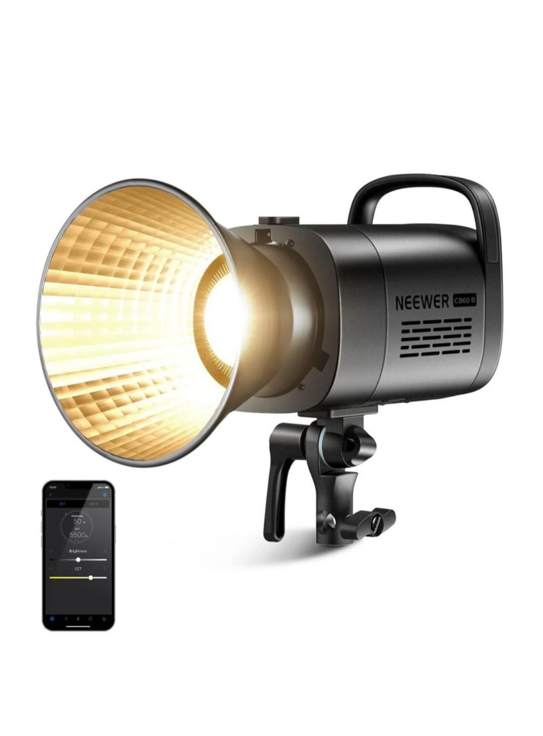 Studiya flaşı Neewer CB60B, şəbəkə 220V, 70 J, Profoto bayonet