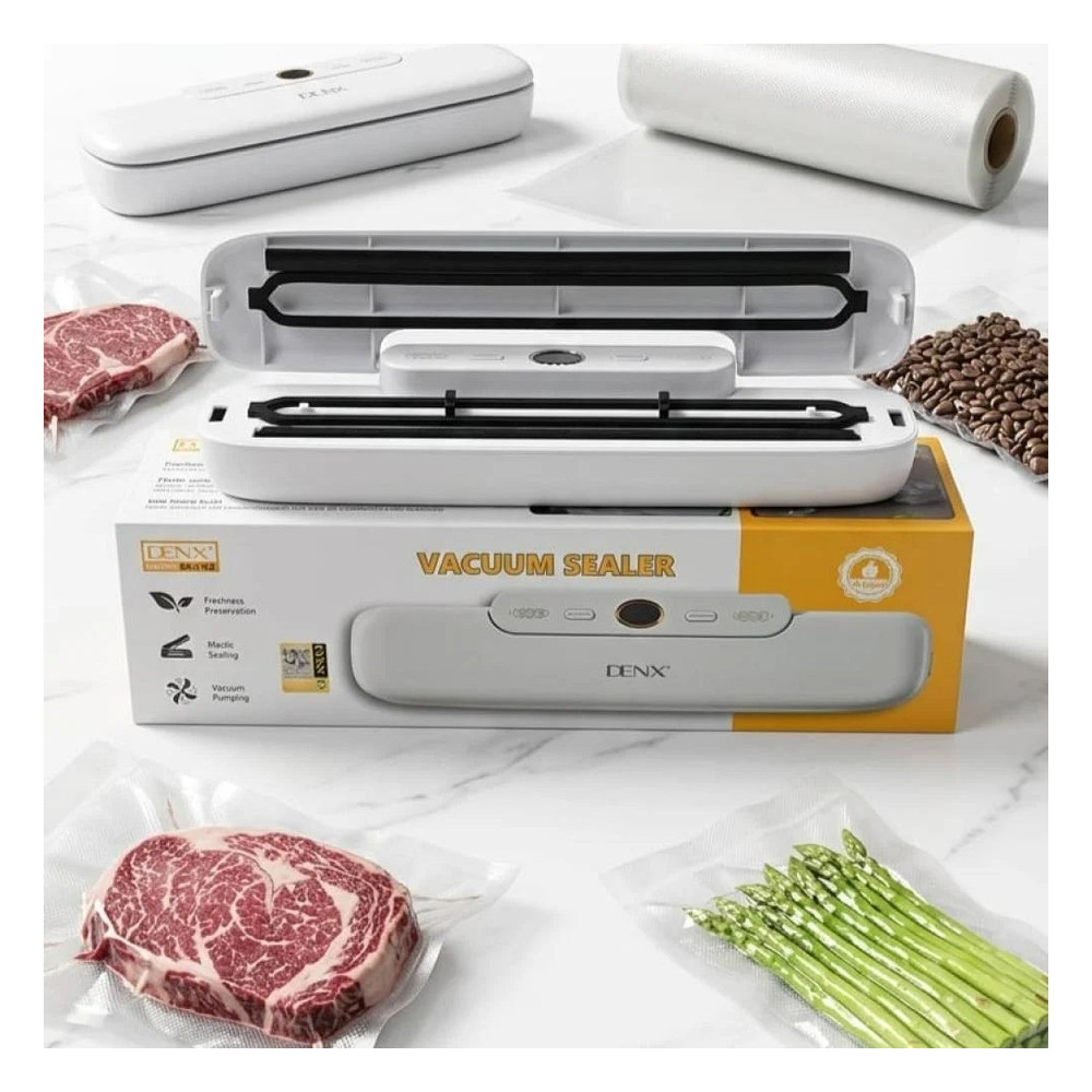 Vakuum qablaşdırıcı Denx, xarici (ev), 120 Vt, ağ