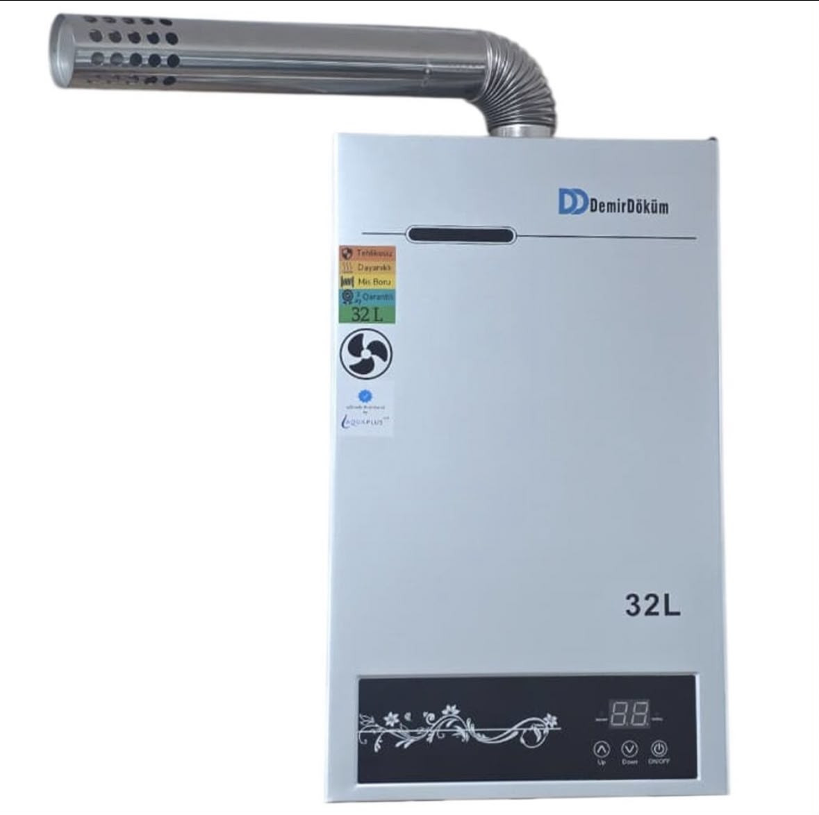 Su qızdırıcısı DemirDöküm, Axarlı, 32 L, 32 litr/dəq, 32 kVt