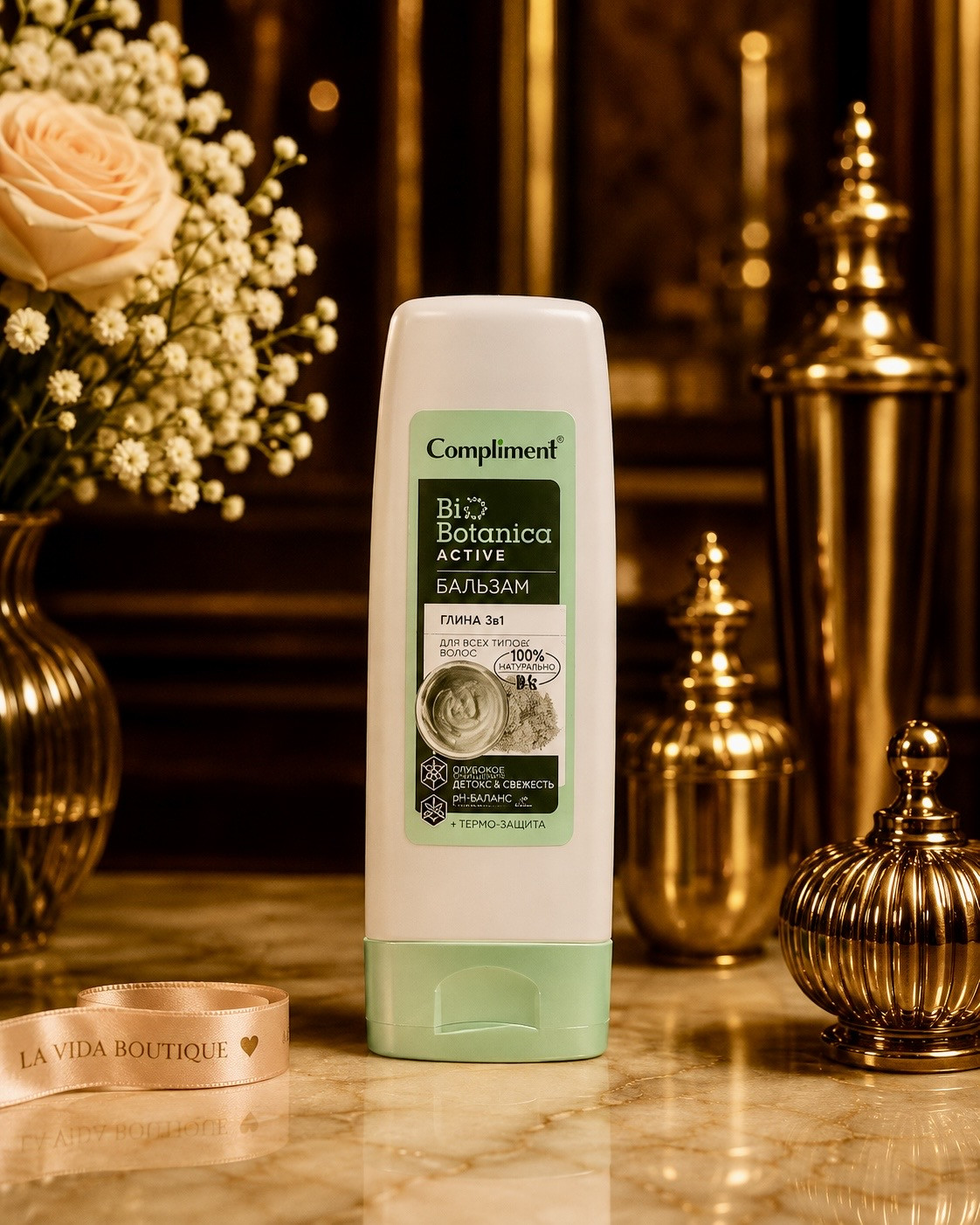 Saçlar üçün balzam Compliment Bio, Botanica 200 ml