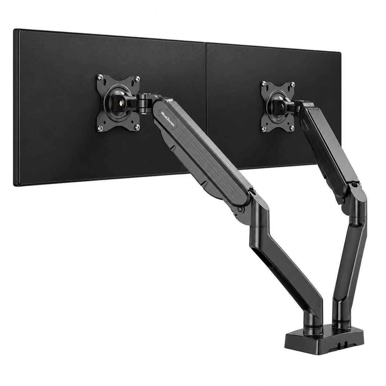 Monitor kronşteyni Fantech Workstation MBD1 Dual Arm, əyilən, fırlanan-əyilən (Full Motion), 13-32 düym, VESA 100x100, 18 kq