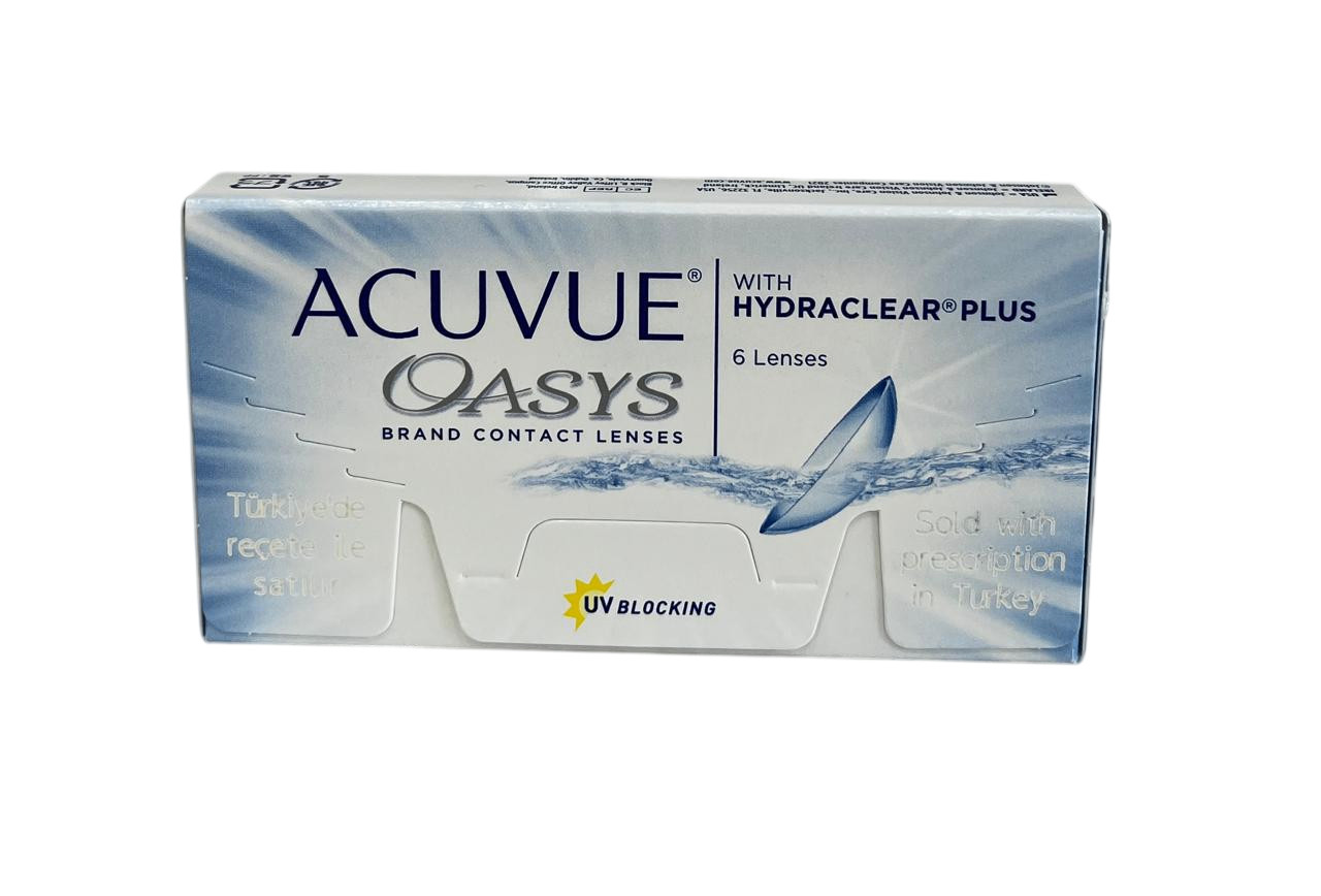 Optik linzalar Acuvue Oasys -2.25/14.0/8.4, şəffaf, 6 əd