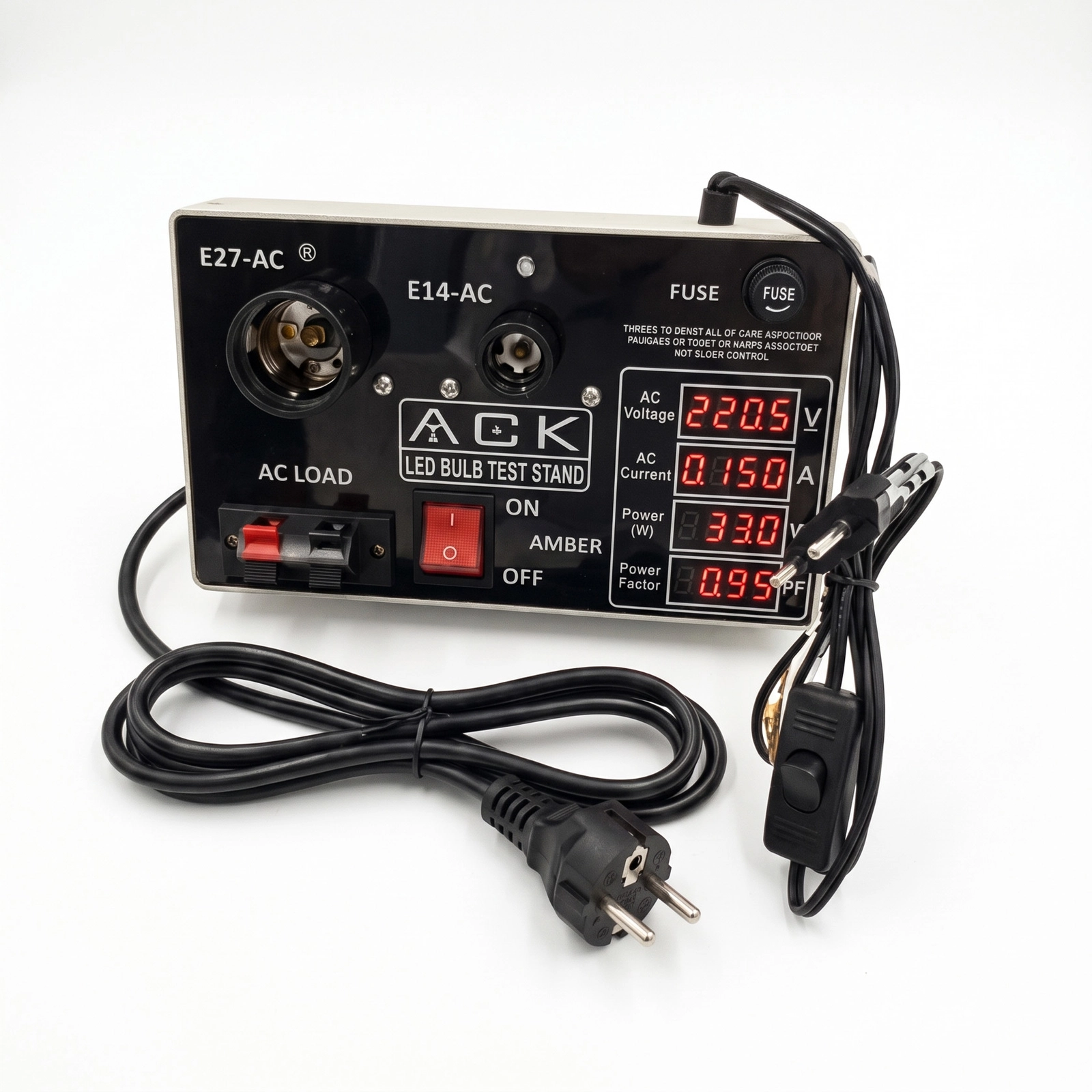 E27/E14 LED lampaları üçün tester