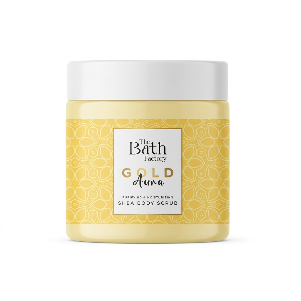 Bədən üçün skrab The Bath Factory Gold Aura 300 q