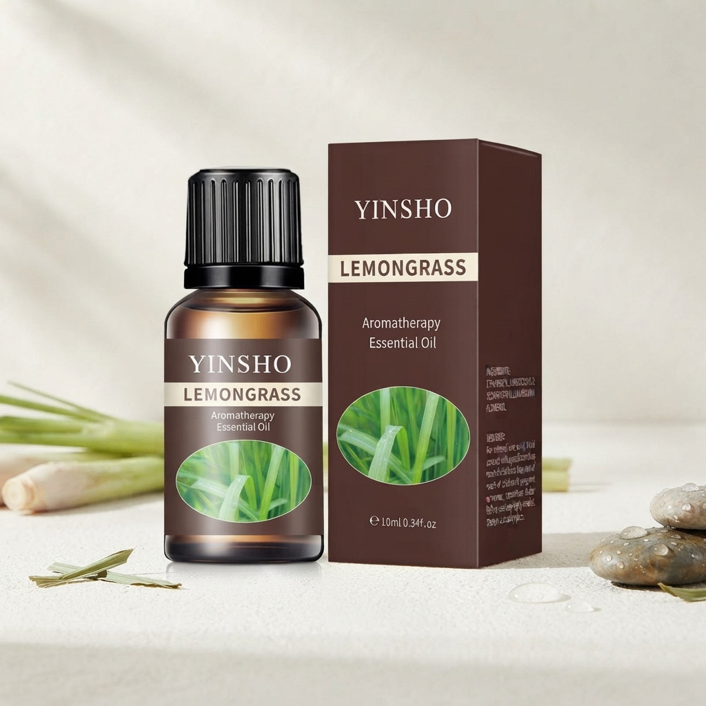 Efir yağı No brand, Lemonqras, Essential Oil, 10 ml, Aromaterapiya