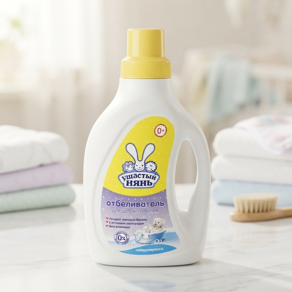Ağardıcı uşaq paltarı üçün Ушастый нянь, 750 ml