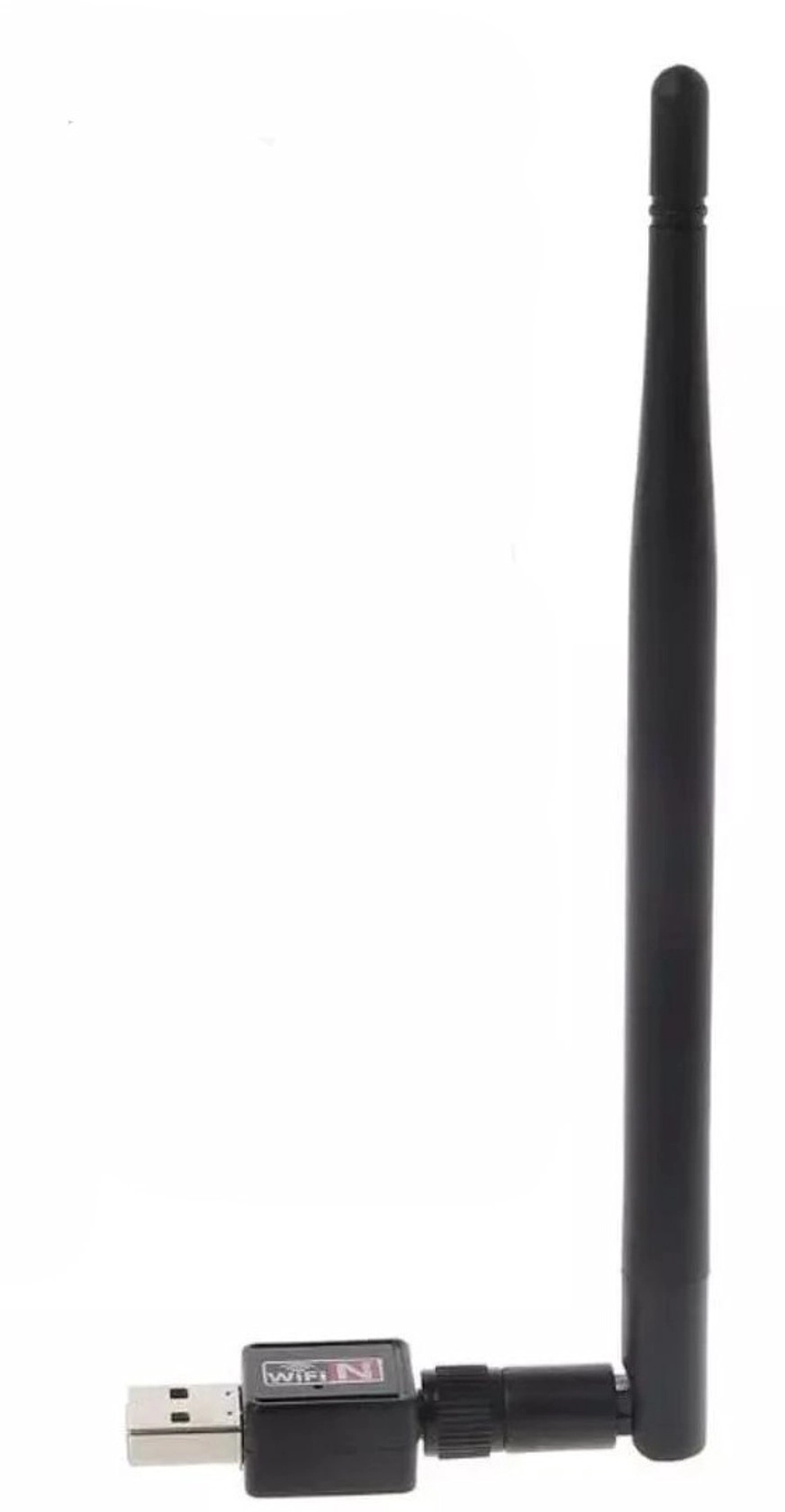 Wi-Fi adapter 802.11N, USB, qara