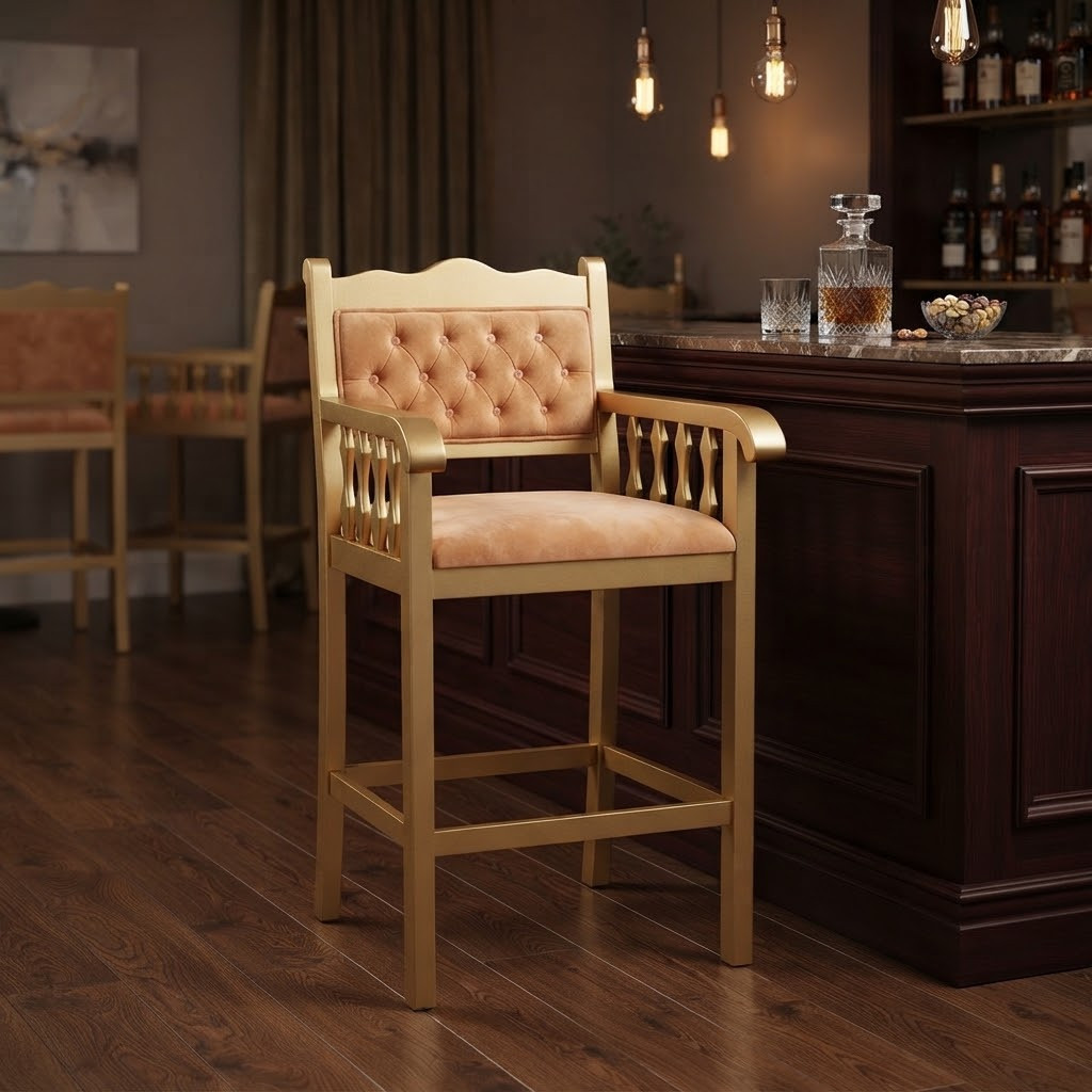 Salon stulu, sarı
