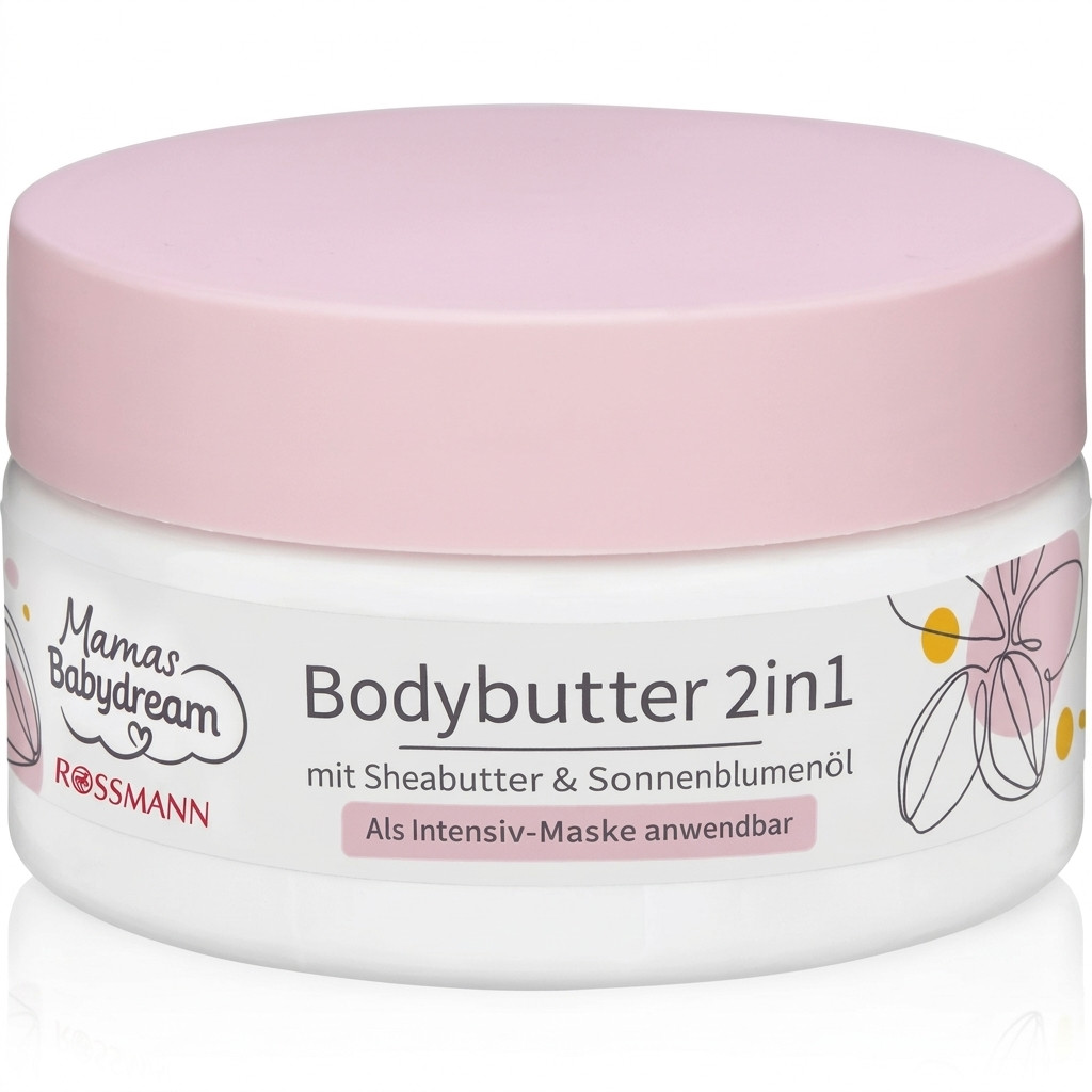 Analar üçün krem-yağ Mamas Babydream 2in1, 200 ml