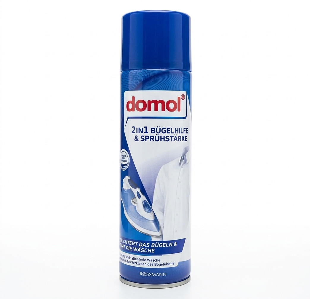 Ütüləməni yüngülləşdirən sprey-kraxmal Domol 2 in 1, 500 ml