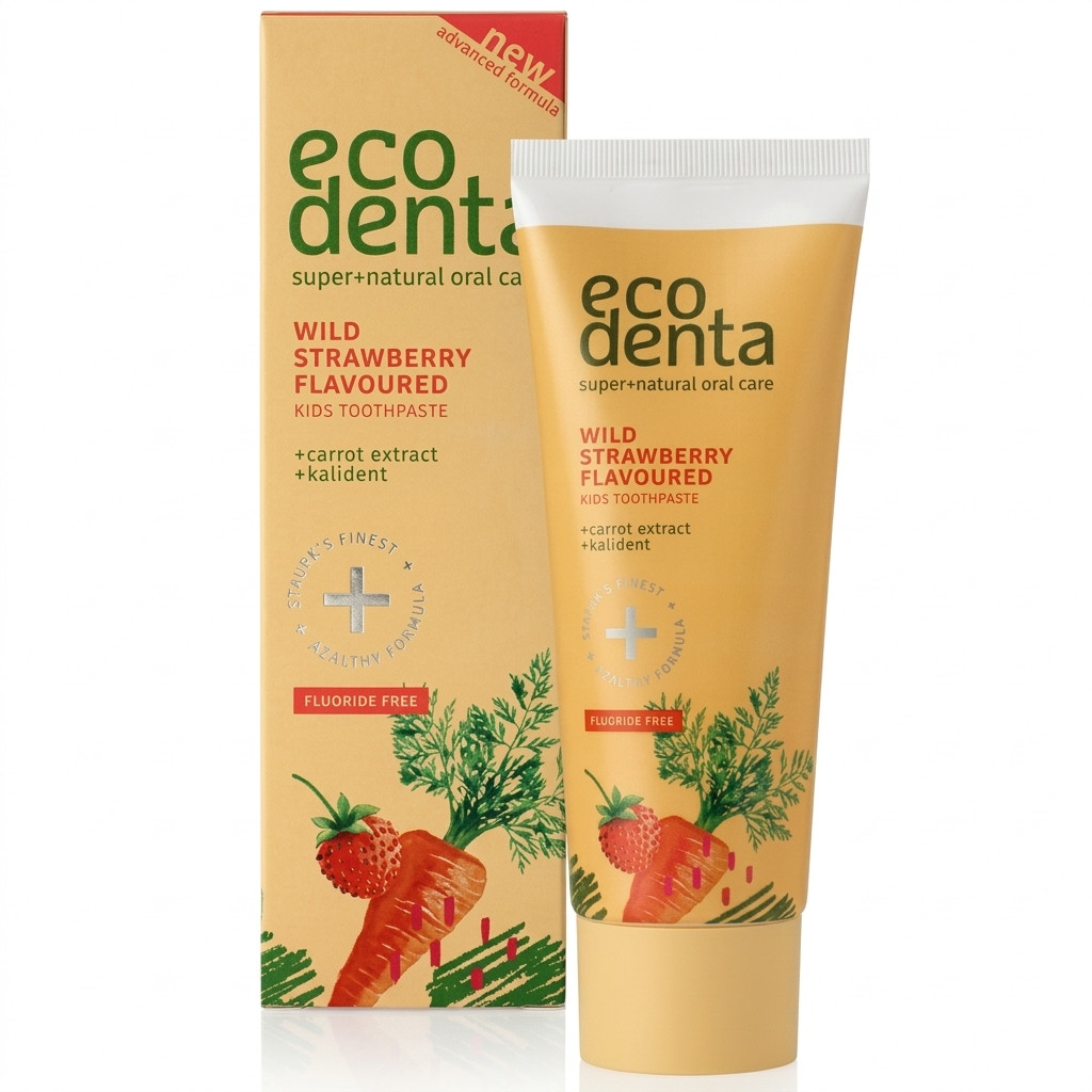 Uşaq diş məcunu Ecodenta Wild Strawberry Flavoured 75 ml
