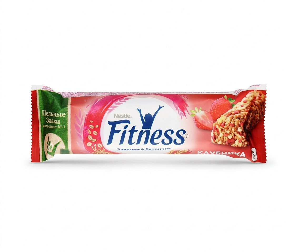 Barlar Nestle Fitness bütöv taxıl və çiyələk ilə 23.5 q