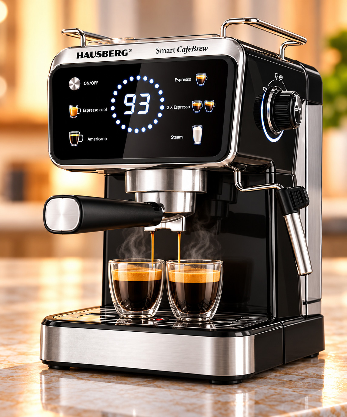 Qəhvə maşını No brand, Borulu, 1350 Vt, 1.5 l, Qara