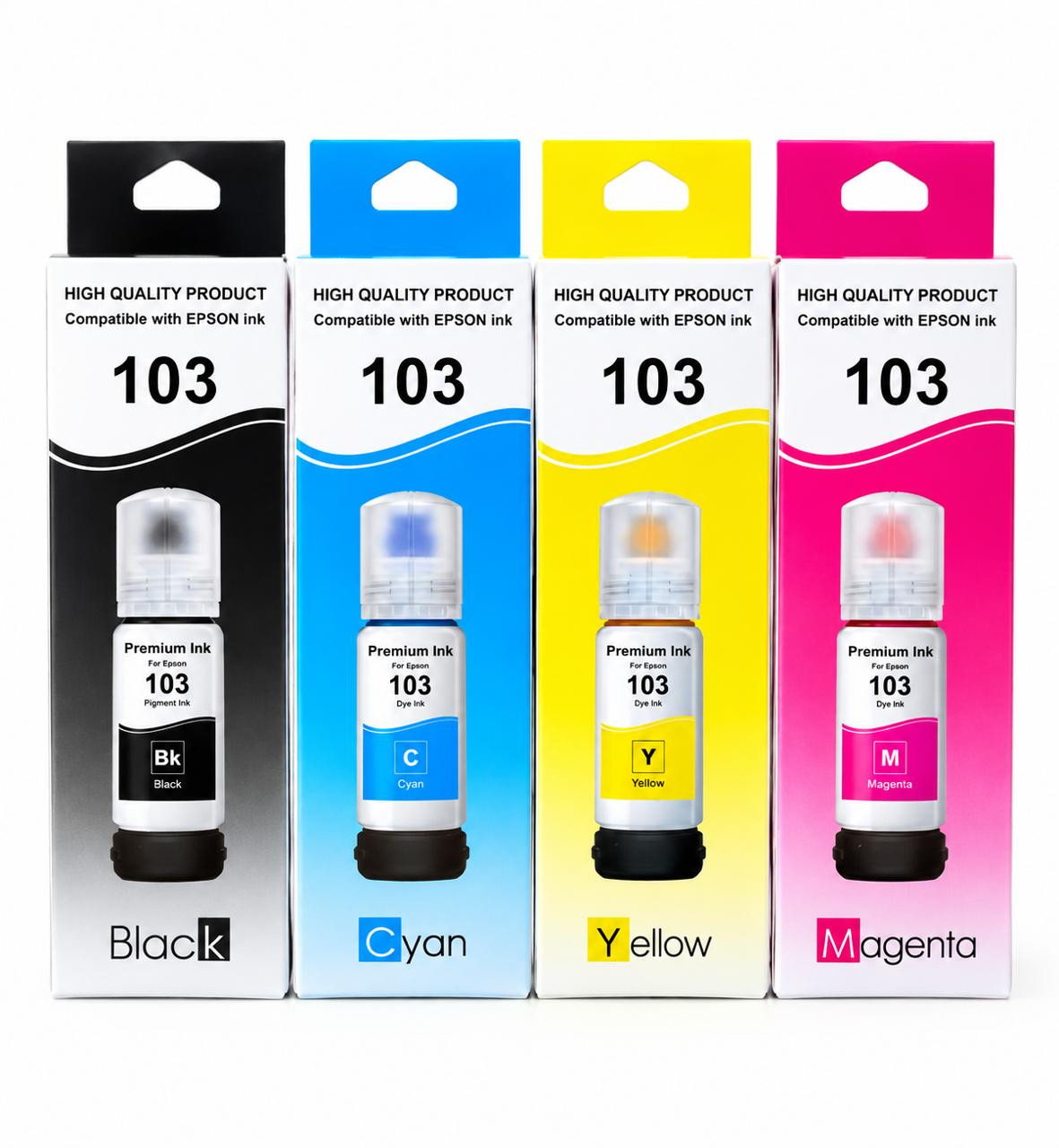Mürəkkəb konteyneri dəsti Epson L1110/L3100/L3110/L3150/L3160/L5190/L1210/L1250/L3210/L3250/L3260/L5290 L3350 L3360 üçün