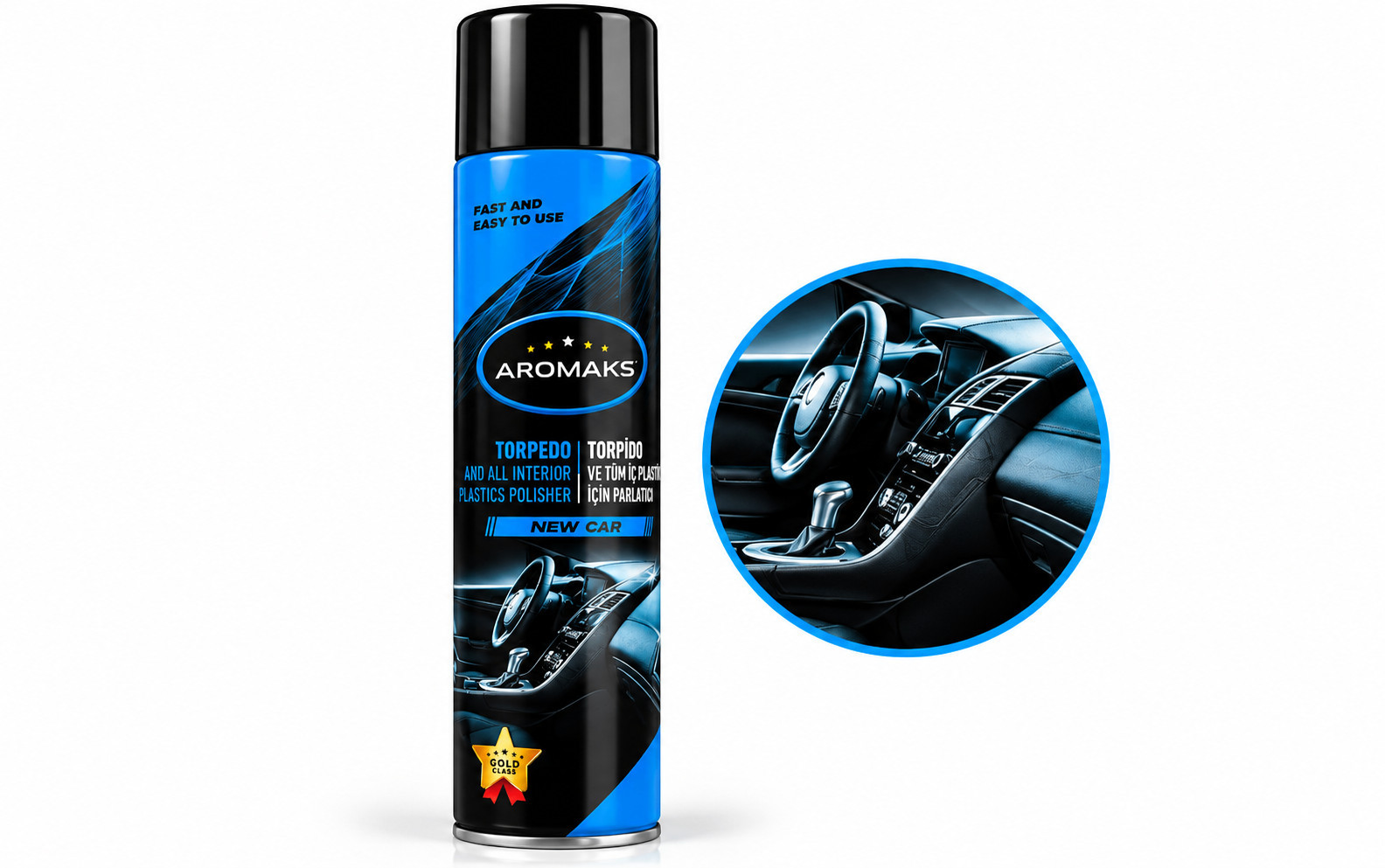 Polirovka Aromaks Torpedo və Bütün Daxili Plastiklər 300 ml
