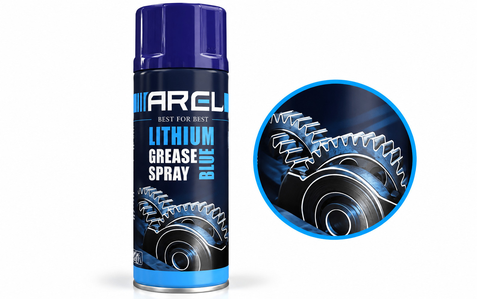 Universal avtomobil litium əsaslı yağlayıcı sprey 450 ml Mavi