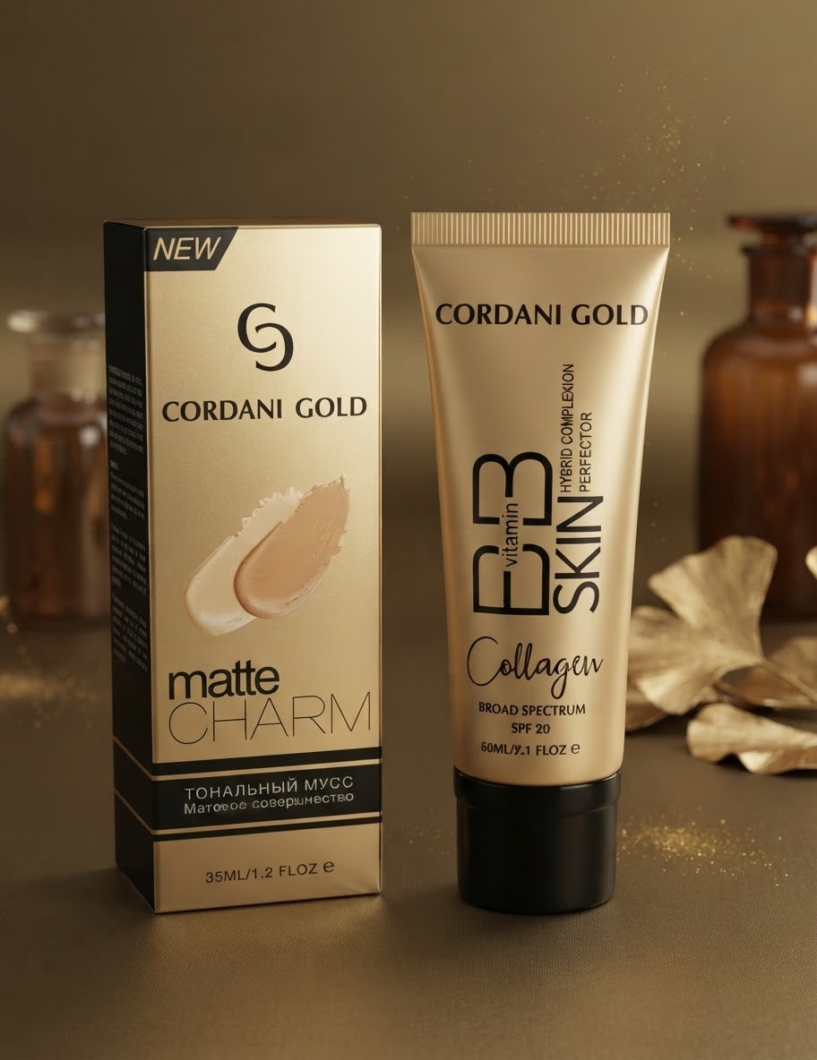 BB krem No brand, Cordani Gold BB Skin Collagen, 02 Natural, 35 ml