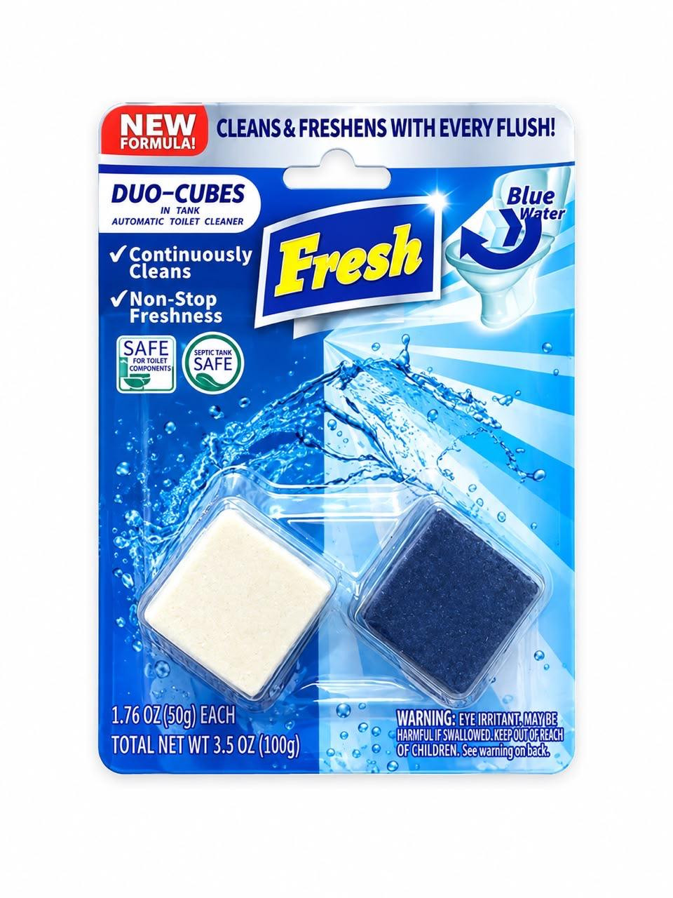 Unitaz üçün tabletlər Fresh Dəniz Təravəti, 2 əd