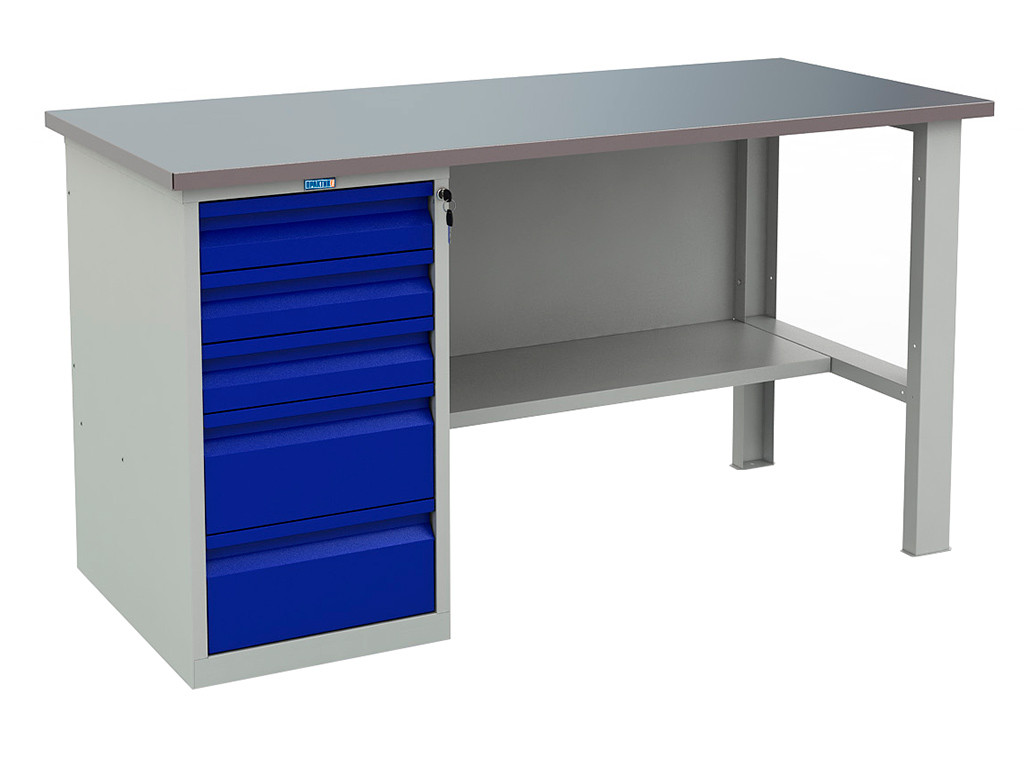 İş dəzgahı Praktik Profi, WT160.WD5/F1.000, Universal, Metal, 750 kq