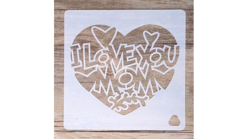 Trafaret I Love You Mom, Ağ