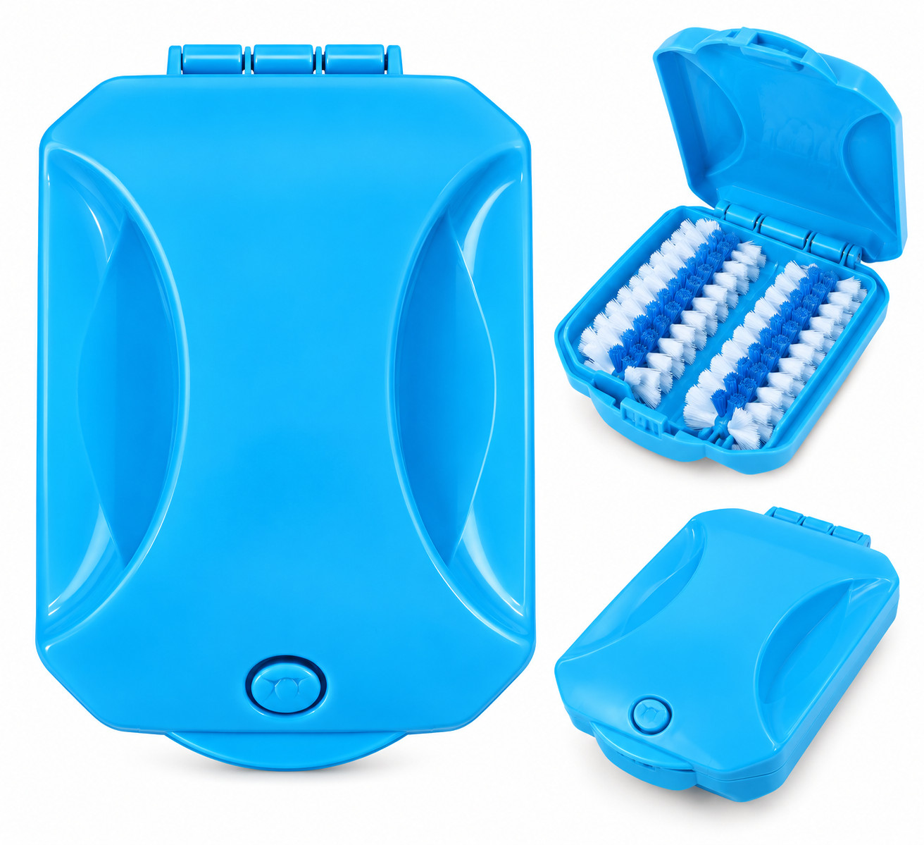 Fırça xalça üçün GS007, plastik, göy