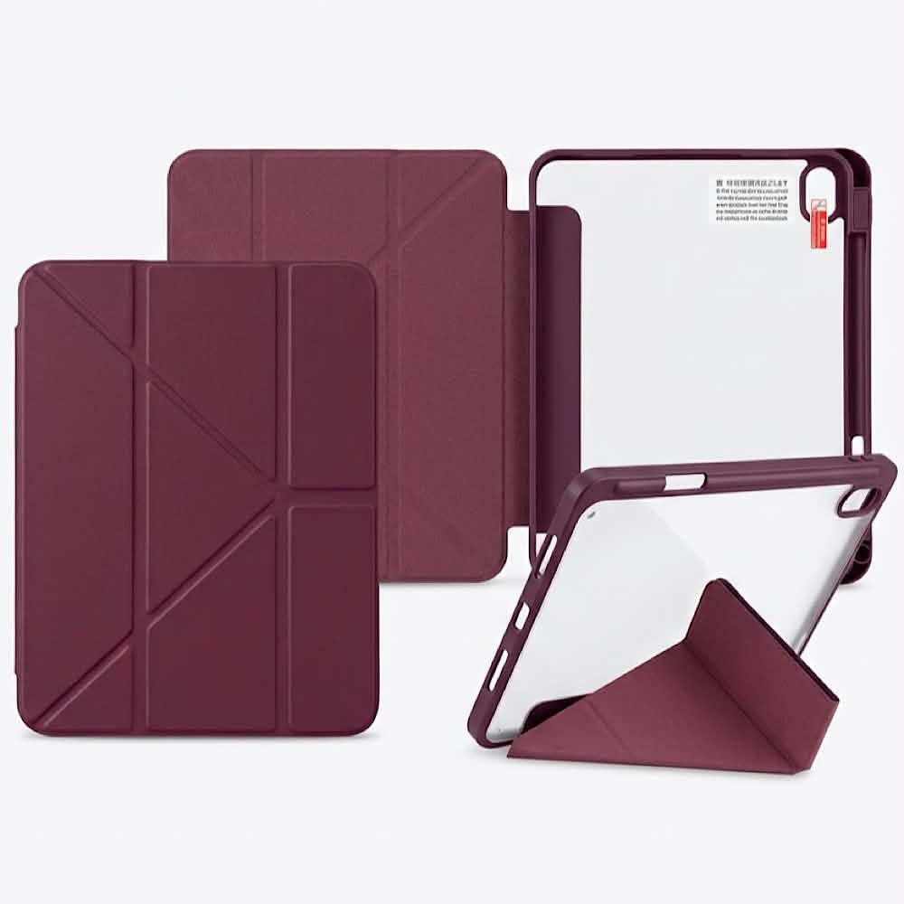 Çexol-kitabça Apple iPad 11 A16 üçün, Tünd qırmızı